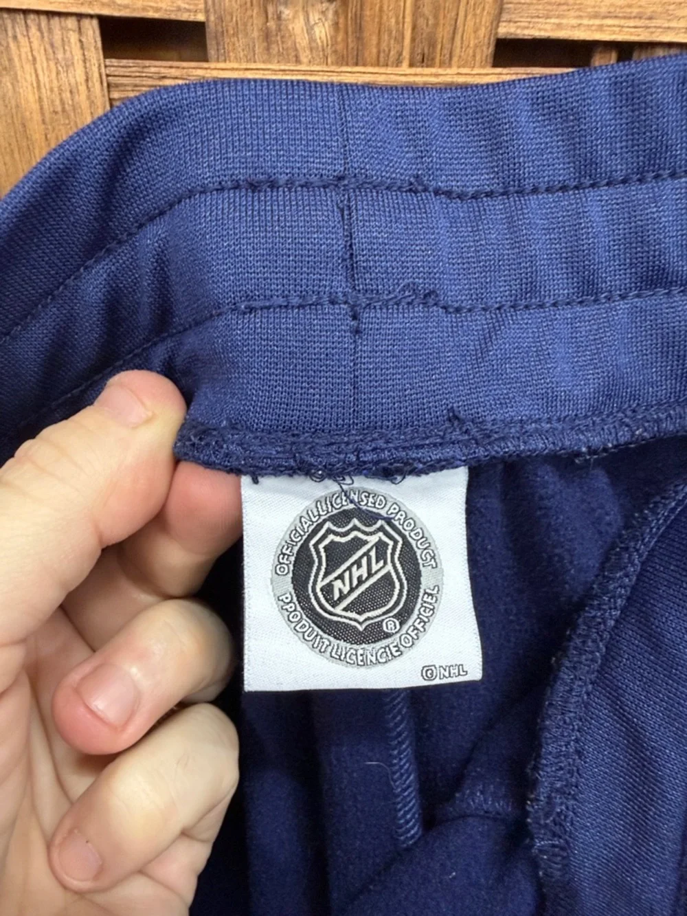 NHL Royal Blue Women's Joggers with Montreal  Canadiens Team Crest - Picture 3 of 4